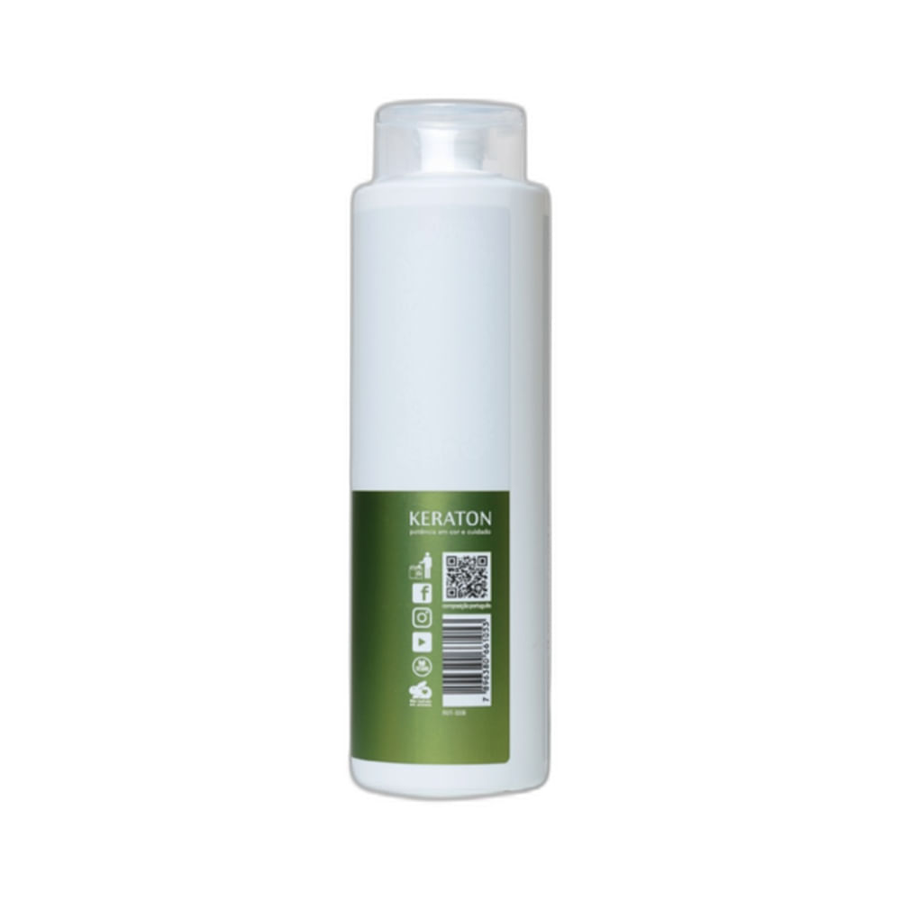 Frasco frontal do Shampoo Keraton Muito Mais Cachos 500ml
